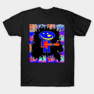 bass funk smilie 4 T-Shirt